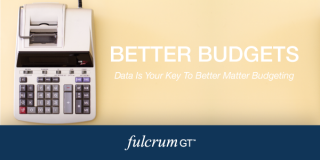 Data Is Your Key To Better Matter Budgeting